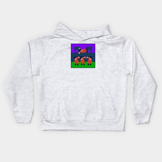 Houston Wins! Kids Hoodie by The Pixel League